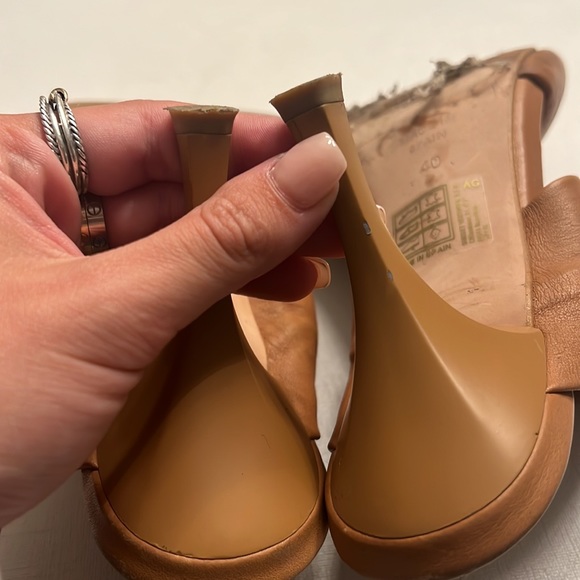 ALOHAS Twist Strap Mule in Tan/Brown Leather - Picture 7 of 8